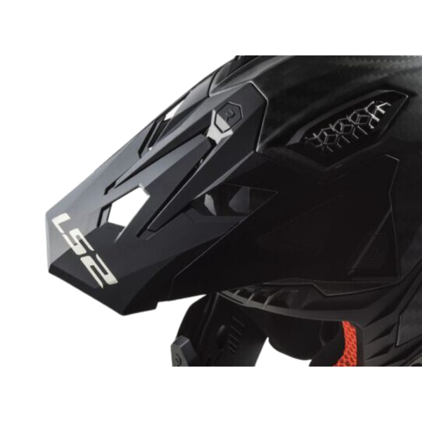 LS2 MX703 X-Force Carbon Barrier H-V Yellow Red