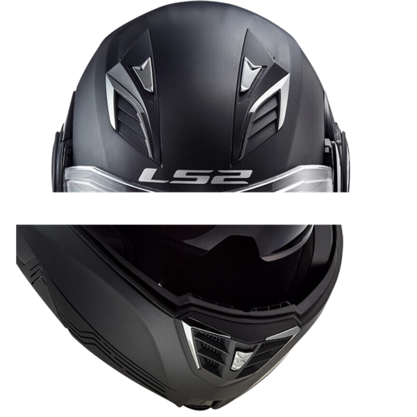 LS2 FF900 Valiant II Solid Gloss Black