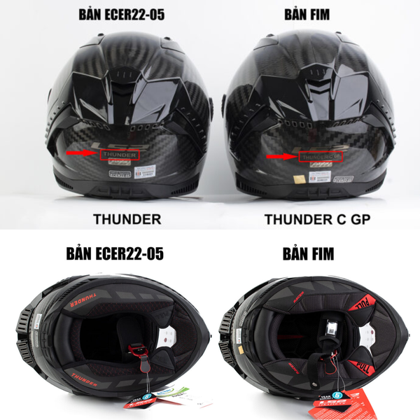 LS2 FF805 Thunder FIM Gloss Carbon