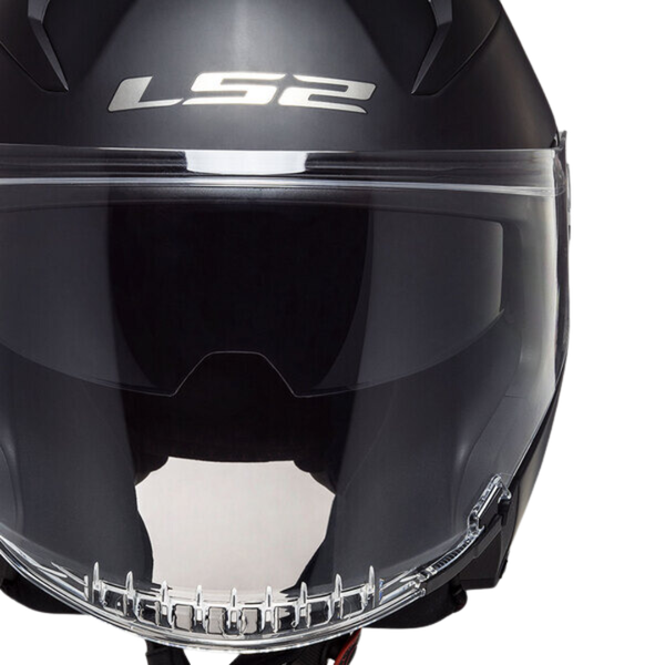 LS2 OF603 Infinity II Solid Gloss Black