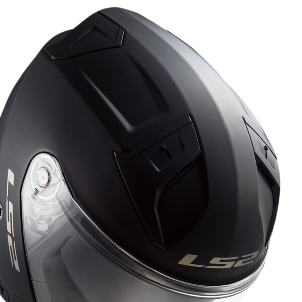 LS2 OF603 Infinity II Solid Gloss Black