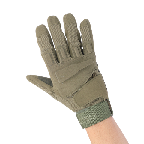 Găng tay blackhawk dài xanh lính