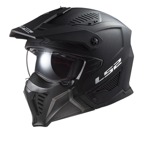 LS2 OF606 Solid Gloss Black