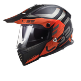 LS2 MX436 EVO Adventurer Black Orange