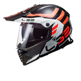 LS2 MX436 EVO Adventurer Black White