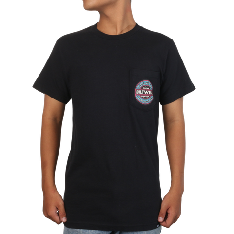 ÁO THUN BILTWELL LOGO BLUE/PINK