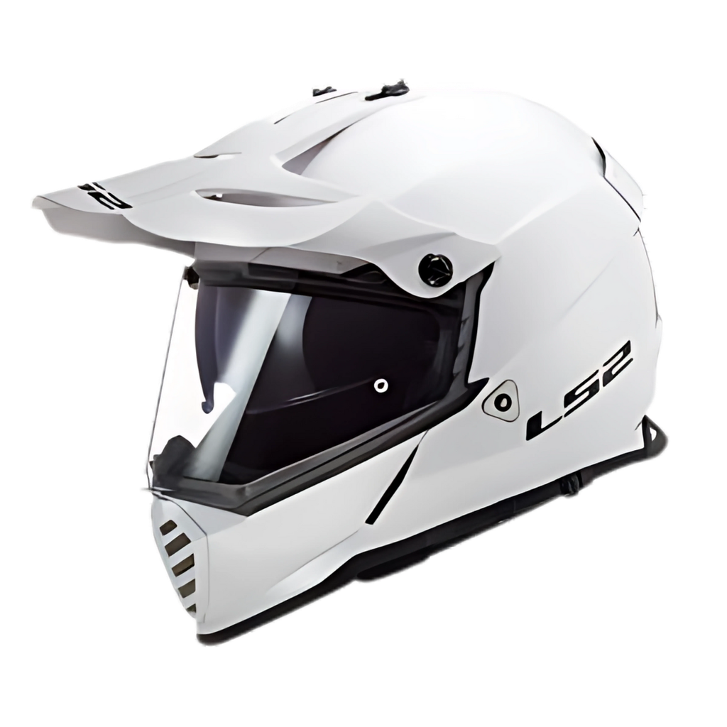 LS2 MX436 Pioneer Solid Gloss White