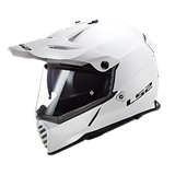 LS2 MX436 Pioneer Solid Gloss White