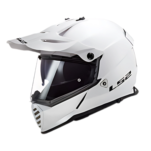 LS2 MX436 Pioneer Solid Gloss White