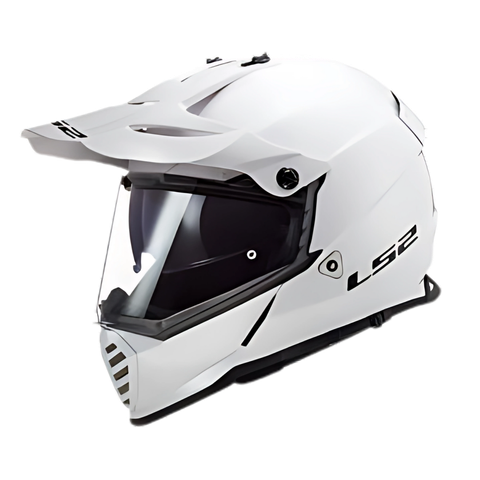 LS2 MX436 Pioneer Solid Gloss White