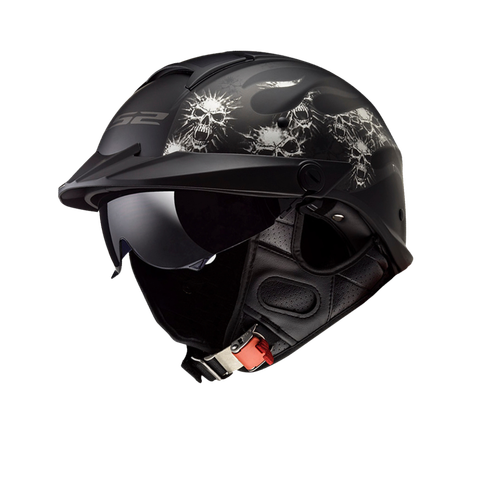 LS2 OF590 Bones Matt Black