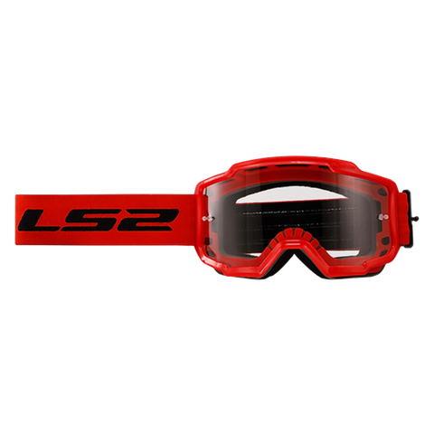 Kính LS2 Charger Red