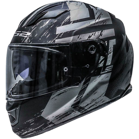 LS2 FF320 Hype Hunter Matt Black Titanium