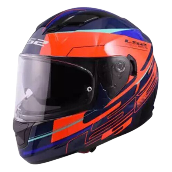 LS2 FF320 Hype Ixel Blue Neon Orange