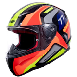 LS2 FF353 Rapid Hyper Speed Black H-V Orange