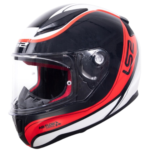 LS2 FF353 Rapid Deeper Gloss Black Red