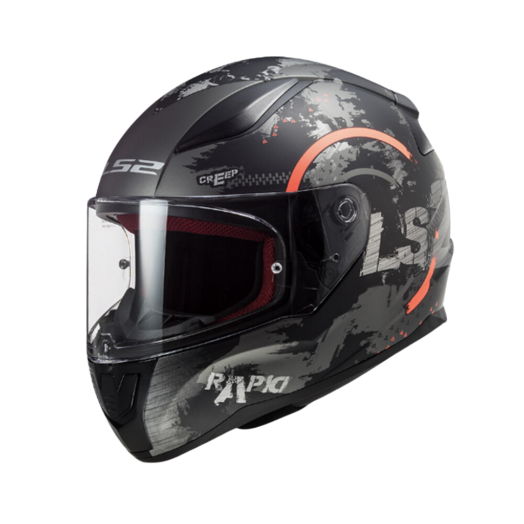 LS2 FF353 Rapid Circle Matt Titanium Organce