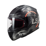 LS2 FF353 Rapid Circle Matt Titanium Organce
