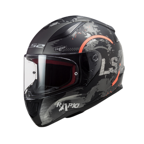 LS2 FF353 Rapid Circle Matt Titanium Organce