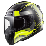 LS2 FF353 Rapid Carrera Matt Black H-V Yellow
