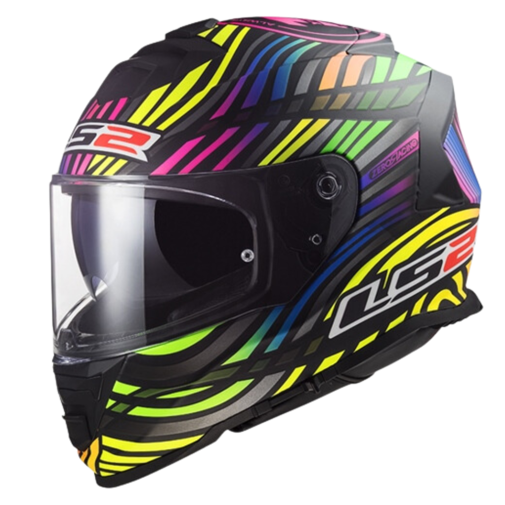 LS2 FF800 Power Black Rainbow