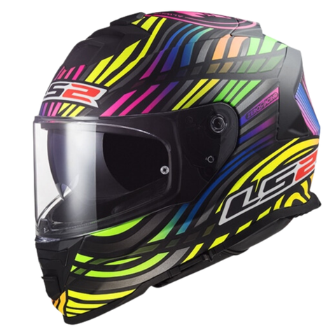 LS2 FF800 Power Black Rainbow