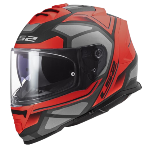 LS2 FF800 Storm I Faster Matt Red Titanium