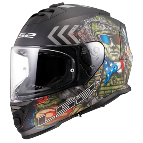 LS2 FF800 Gloss Commando