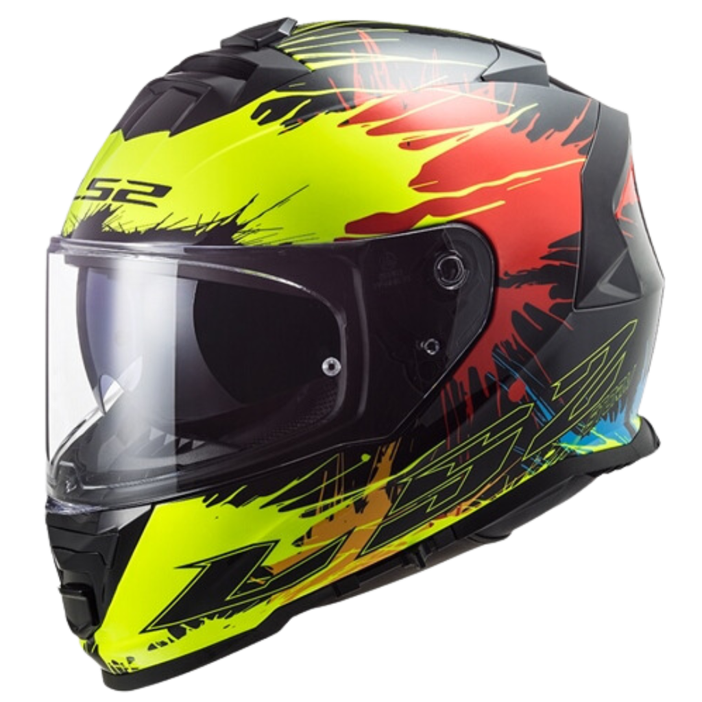 LS2 FF800 Storm I Drop Black Yellow Red