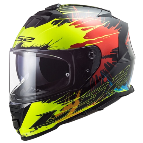 LS2 FF800 Storm I Drop Black Yellow Red
