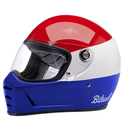 Lane splitter podium red/white/blue