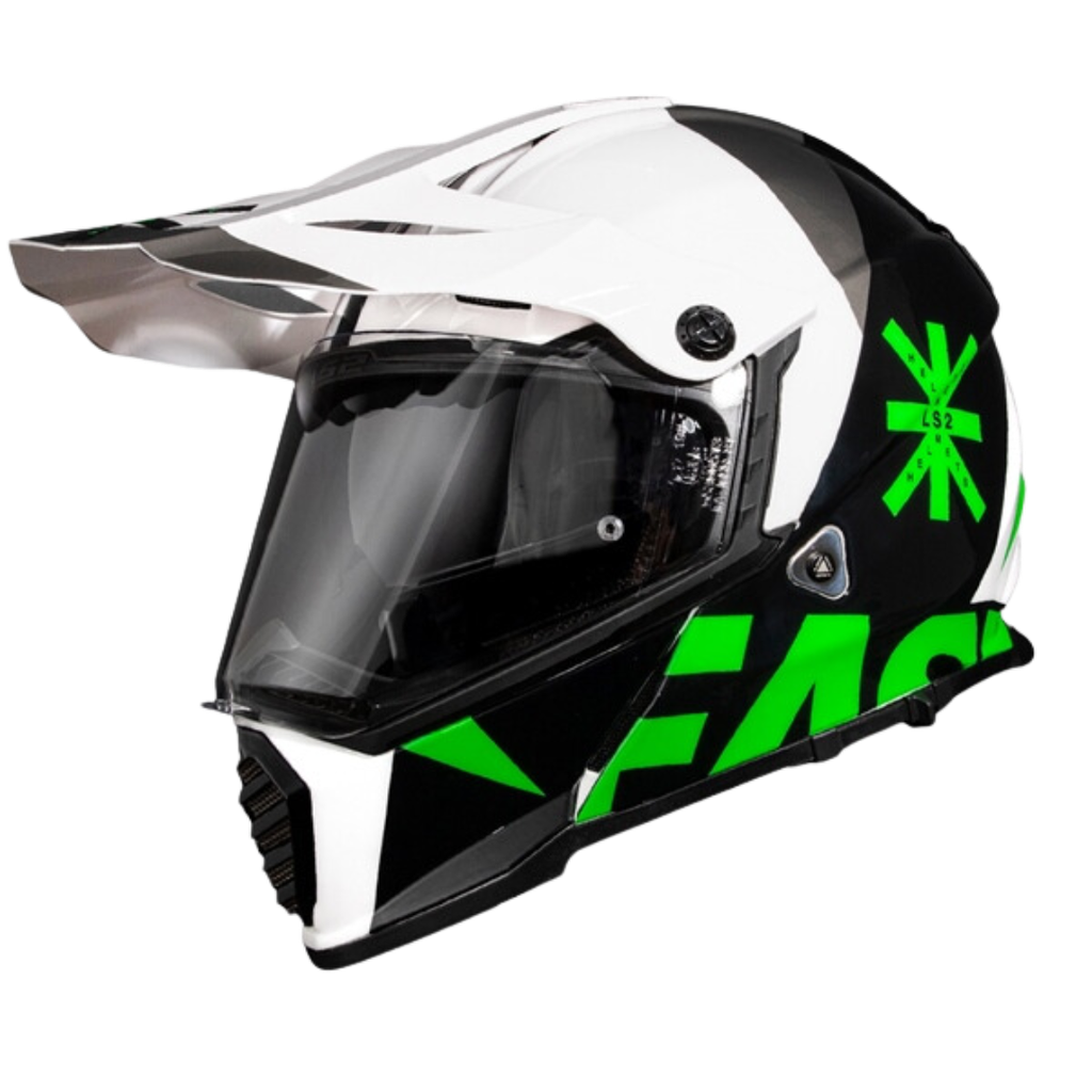 LS2 MX436 EVO Heavy Black White
