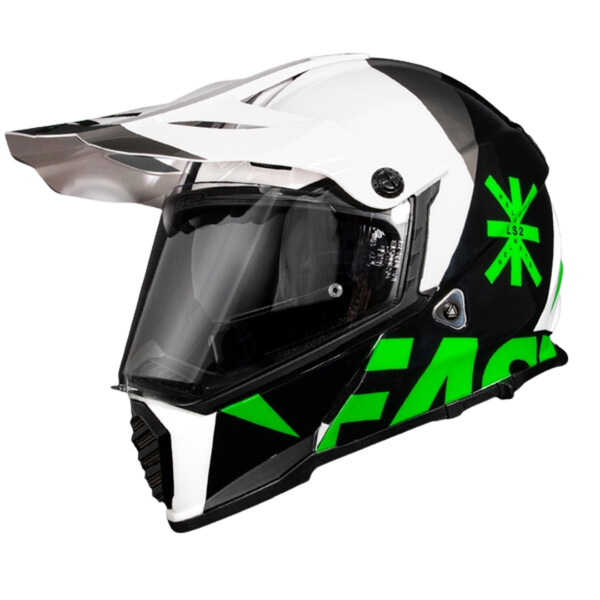 LS2 MX436 EVO Heavy Black White
