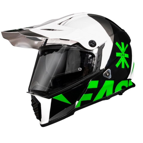 LS2 MX436 EVO Heavy Black White