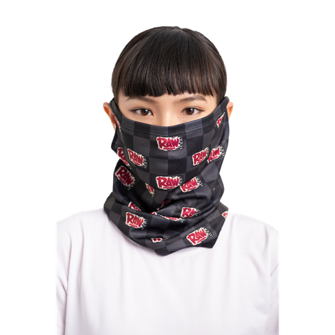 Khăn đa năng raw checker xám spirit