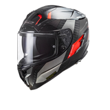 LS2 FF327 Challenger Carbon Alloy Chrome Orange