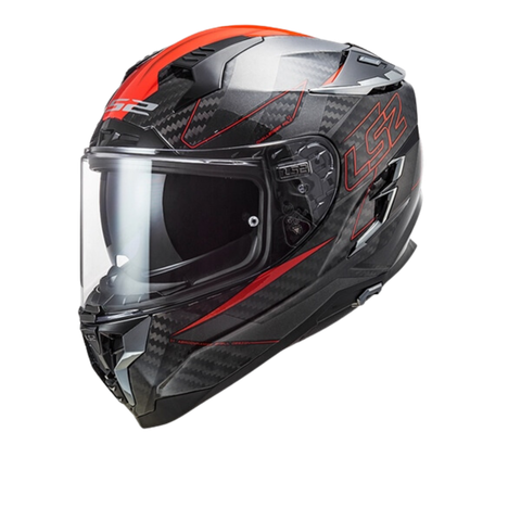 LS2 FF327 Challenger Carbon Fold Gloss Red