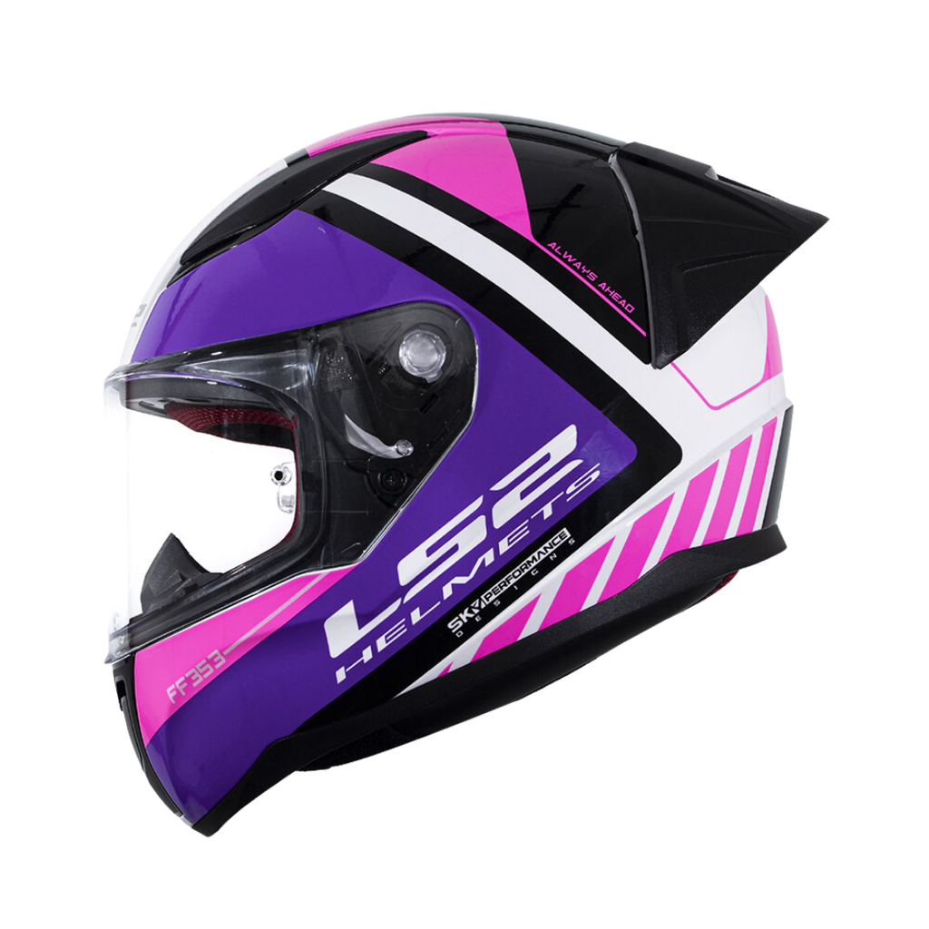 LS2 FF353 Rapid EVO Blink White Fuchsia