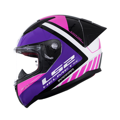 LS2 FF353 Rapid EVO Blink White Fuchsia