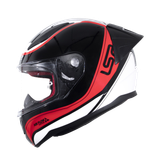 LS2 FF353 Rapid EVO Deeper Gloss Black Red