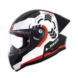 LS2 FF353 Rapid EVO Ghost White Black Red