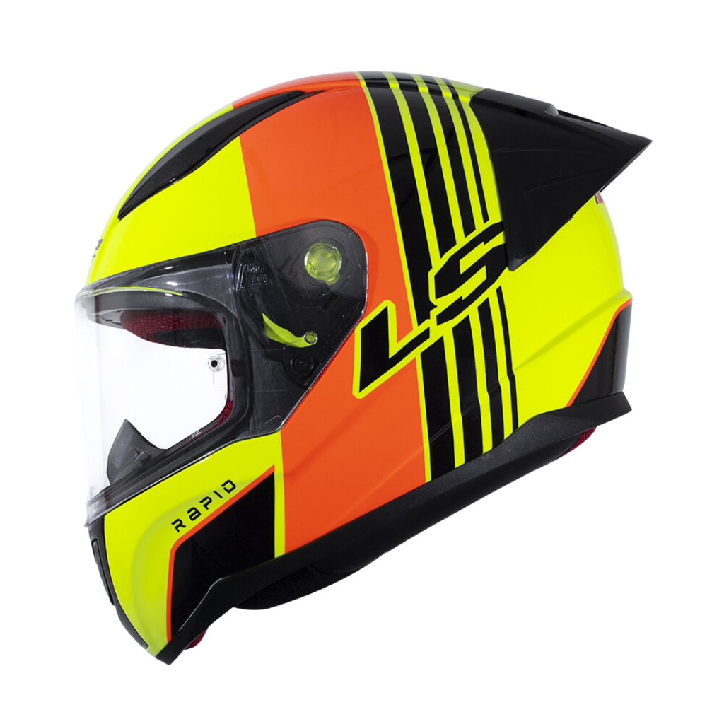 LS2 FF353 Rapid EVO Multiply Orange Yellow