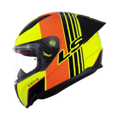 LS2 FF353 Rapid EVO Multiply Orange Yellow