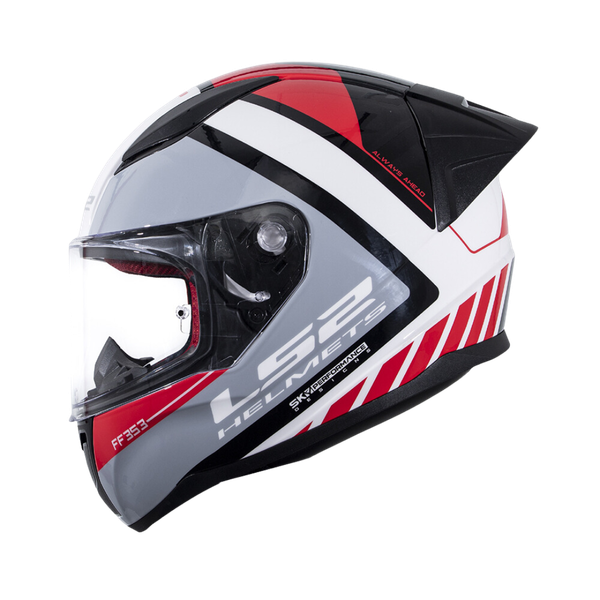 LS2 FF353 Rapid EVO Blink White Red