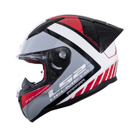 LS2 FF353 Rapid EVO Blink White Red