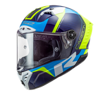 LS2 FF805 Thunder Carbon Racing1 Gl.blue H-V Yellow