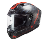LS2 FF805 Thunder Carbon Sputnik Gloss Metal Red