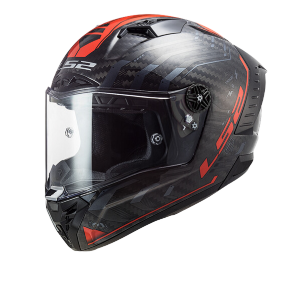 LS2 FF805 Thunder Carbon Sputnik Gloss Metal Red
