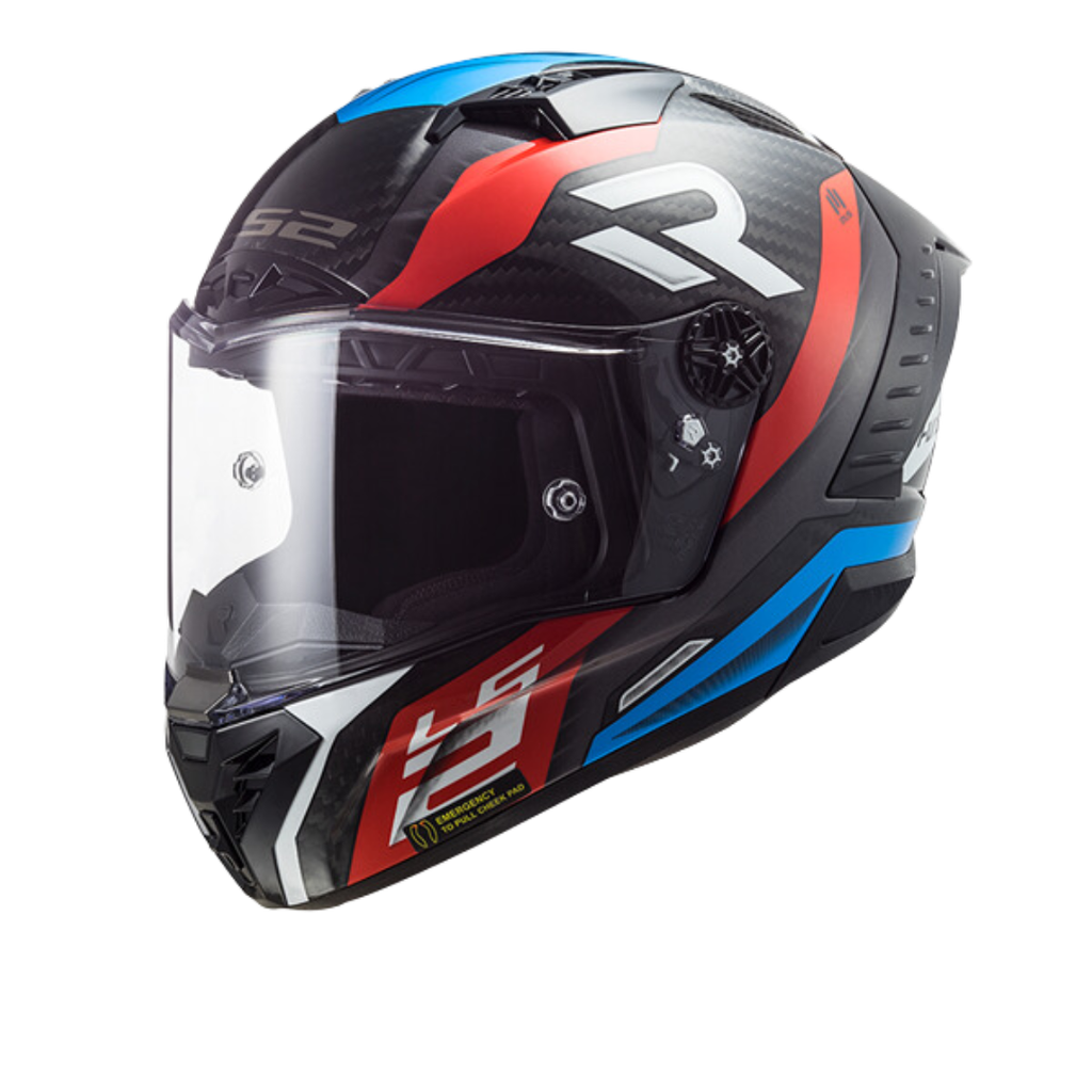 LS2 FF805 Thunder Carbon Supra Red Blue
