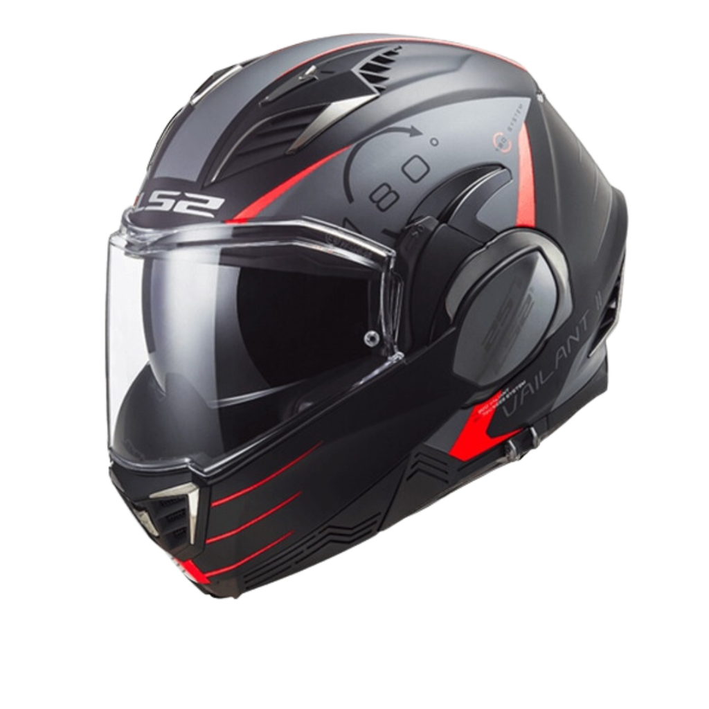 LS2 FF900 Valiant II Codex Black Titanium